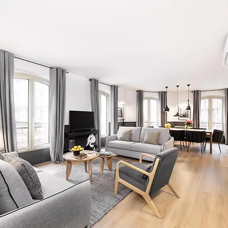 Livinparis - Luxury A/c 3 Bedrooms Opera Iii